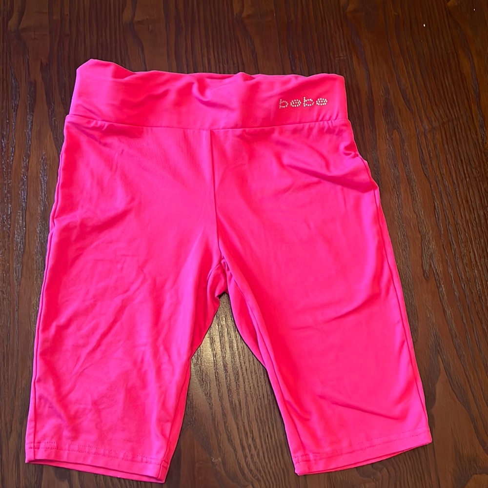 Brand bebe biker shorts